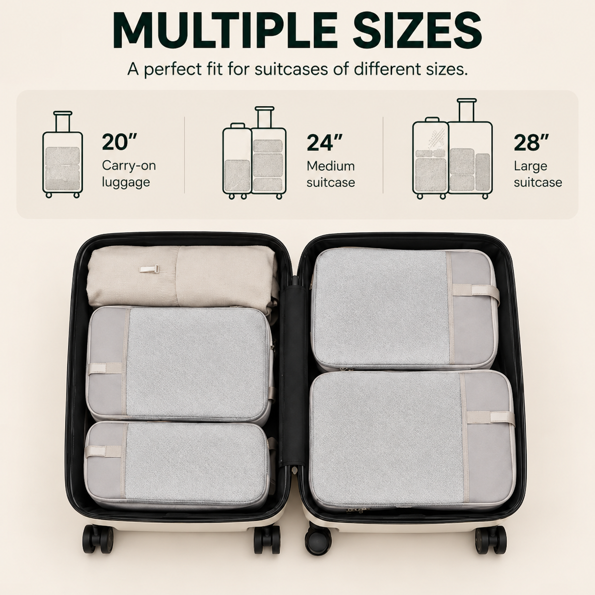 Mirei Compress 5-Piece Compression Cube Set